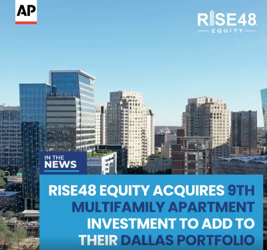 Rise48 Equity acquires 9th multifamily investment in Dallas